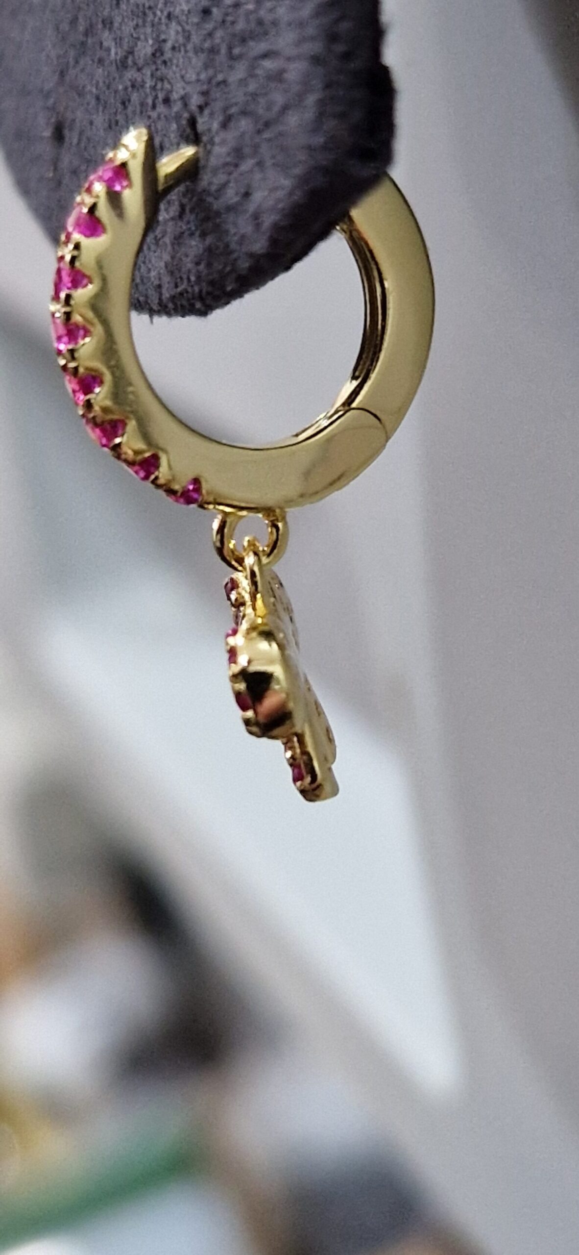 Elegant 925 Silver Gold Plated Bow Earrings – Dainty & Chic - Image 3