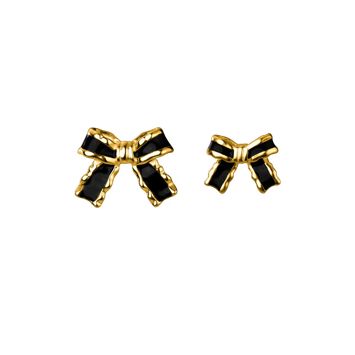 Elegant Gold-Plated Bow Knot Stud Earrings in 925 Sterling Silver for Any Occasion