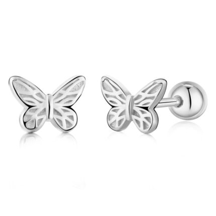 YkBeauty Butterfly Silver Screw YkBeauty Butterfly Silver Screw back ack