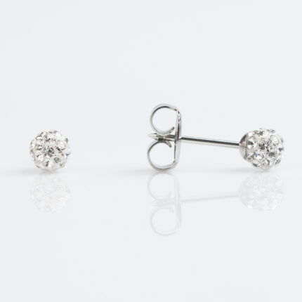 Studex Sensitive Stainless 4.5mm Fireball Crystal Stud