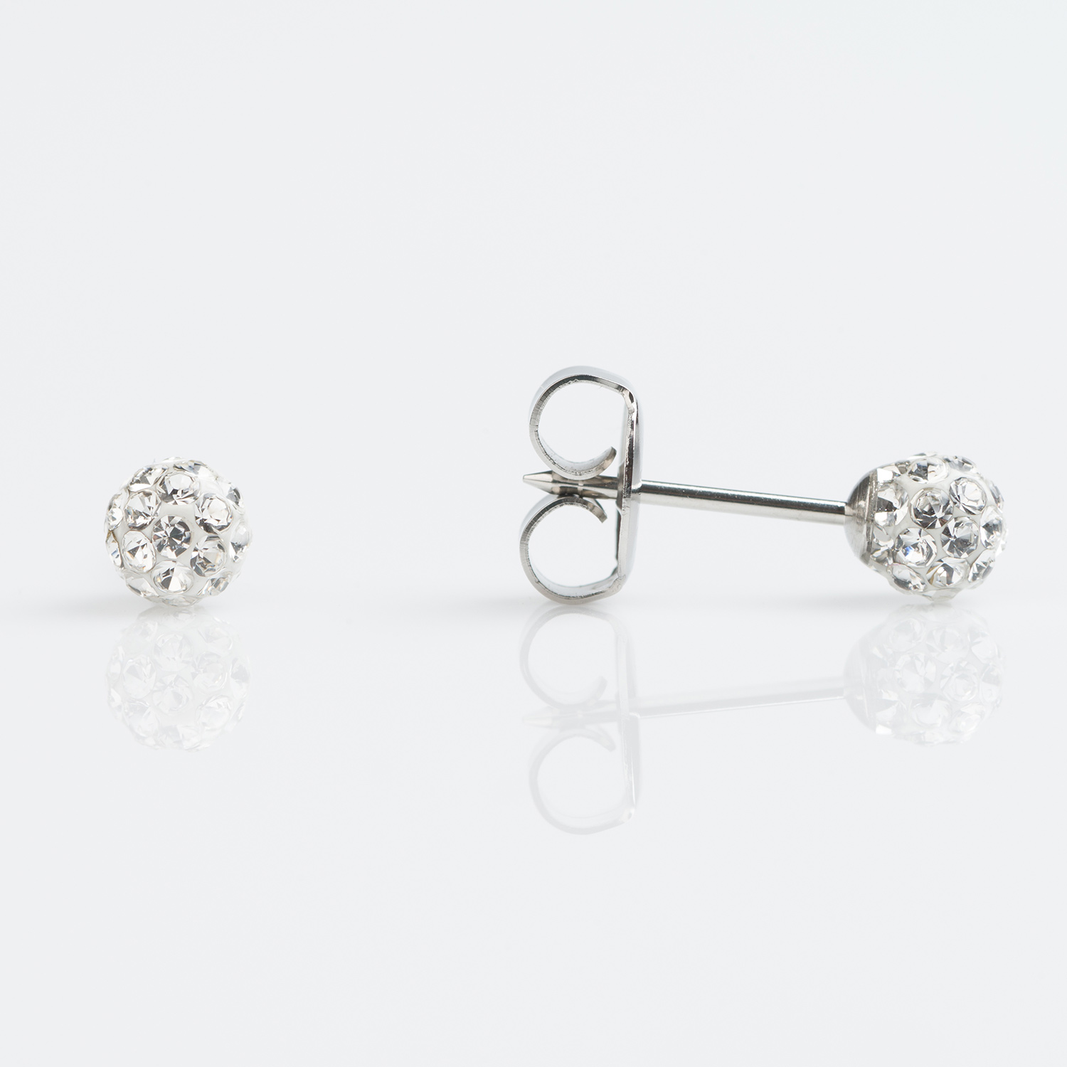 Studex Sensitive Stainless 4.5mm Fireball Crystal Stud