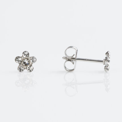 Studex Sensitive Stainless Steel Daisy AB Crystal Earrings