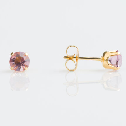 Studex Sensitive Gold Plated Tiff. 5mm June Alexandrite Stud Earrings