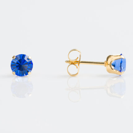 Studex Sensitive Gold Plated Tiff. 5mm September Sapphire Stud