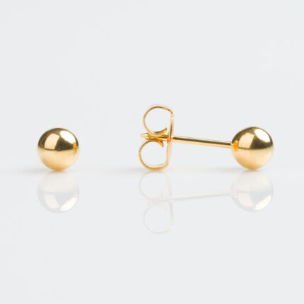 Studex Sensitive Gold Plated 5mm Ball Stud Earring