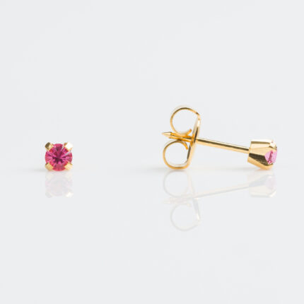 Studex Tiny Tips Gold Plated Tiff. 3mm stud earrings October Rose