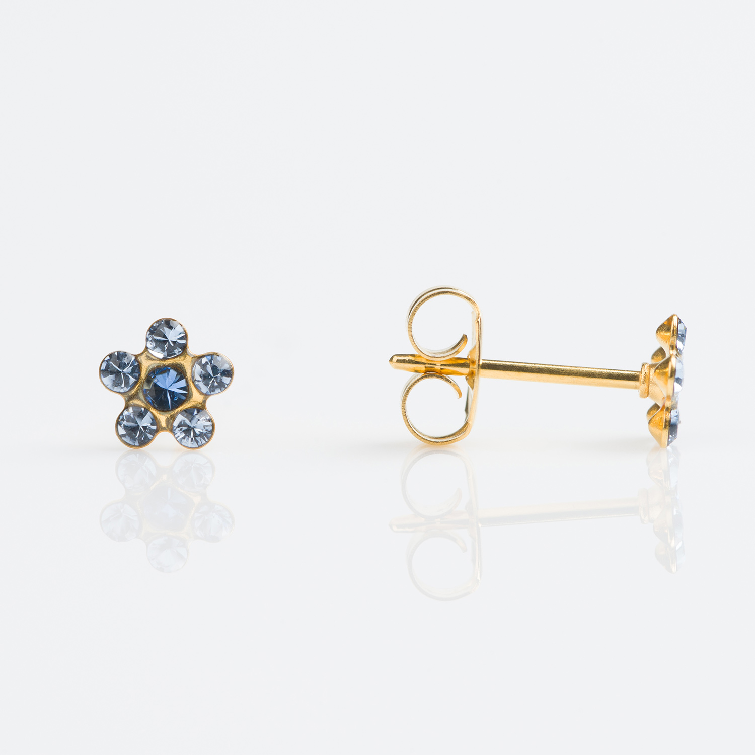 Essential Tiny Tips Gold Plated Daisy Stud Earrings