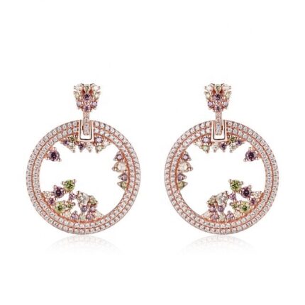 Elegant YK Beauty Rose Gold Plated Earrings for Sophisticated Style