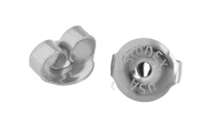 5 pk Studex Stainless Steel Butterflies Backs – Secure, Hypoallergenic Replacement Fasteners
