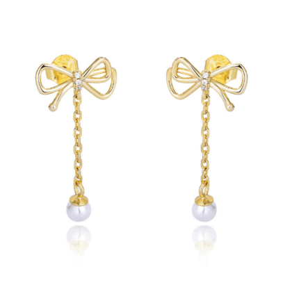 YK Beauty Hanging Pearl Earrings